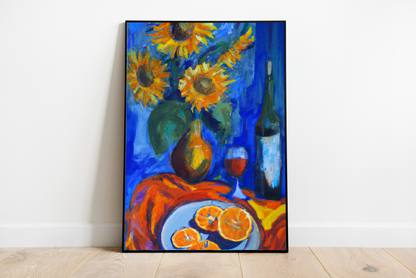 Red Wine | Vincent van Gogh Style