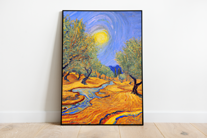 Fluid Landscape | Vincent van Gogh Style